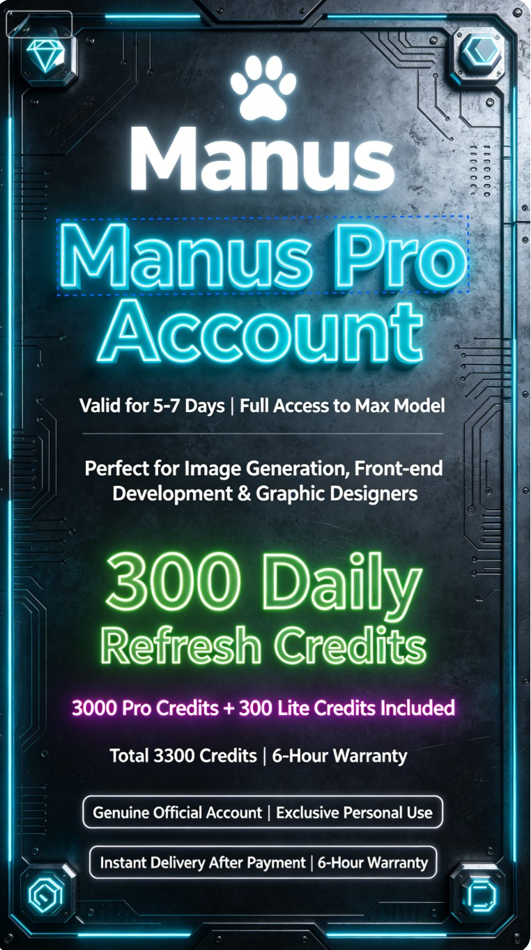3800 Points Manus Pro Account: Is It the Right AI Coding Assistant Package for Your Workload?