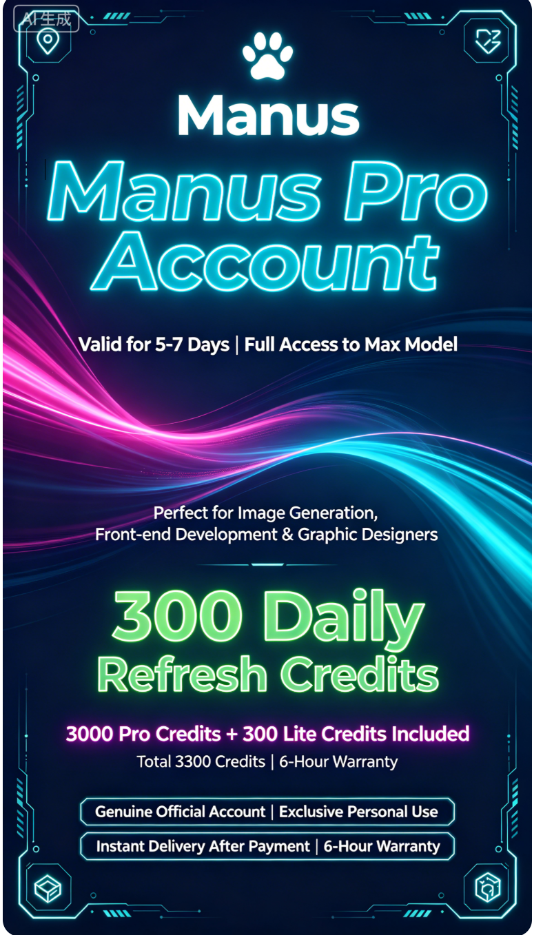 Manus Pro 3300 point Account